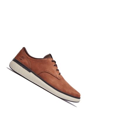 Men's Timberland Cross Mark Oxford Sneakers Brown | WYG-425810