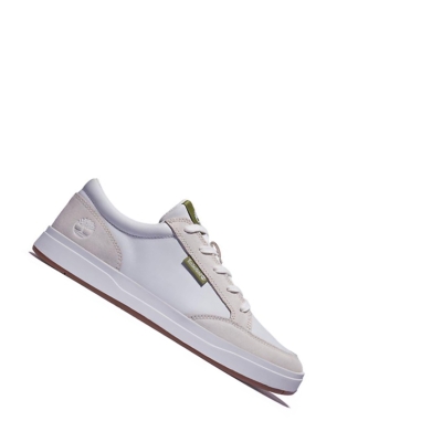 Men's Timberland Davis Square Sneakers White | BTY-370651