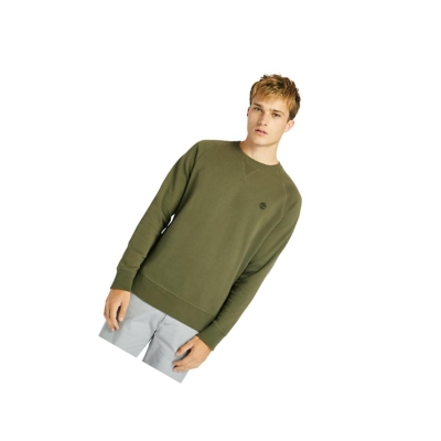 Men's Timberland Exeter River Sweatshirt Dark Green | AMZ-736054