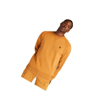 Men's Timberland Exeter River Sweatshirt Yellow | ZLX-948162