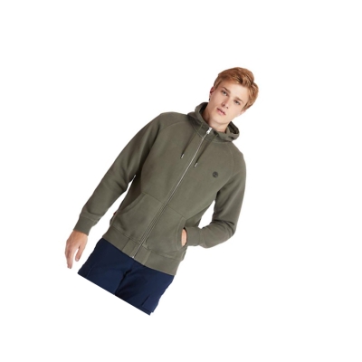 Men's Timberland Exeter River Zip Hoodie Green | IGS-027584