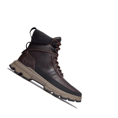 Men's Timberland GreenStride™ TBL® Originals Ultra EK+ Winter Winter Boots Dark Brown | RBM-279163