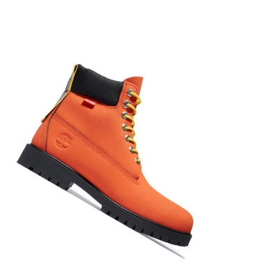 Men's Timberland Heritage Helcor® Winter Original 6-inch Boots Orange | SZF-831572