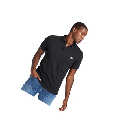 Men's Timberland Merrymeeting River Polo Black | PMS-608541