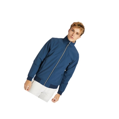 Men's Timberland Mount Lafayette Bomber Jackets Blue | AWO-316985