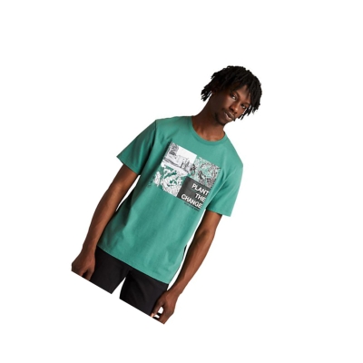 Men's Timberland Nature Needs Heroes™ Graphic T Shirts Green | WFA-715428