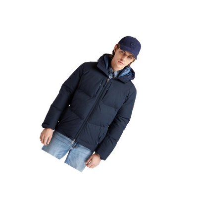 Men's Timberland Neo Summit Winter Quilted-Hybrid Jackets Navy | ZDW-164928