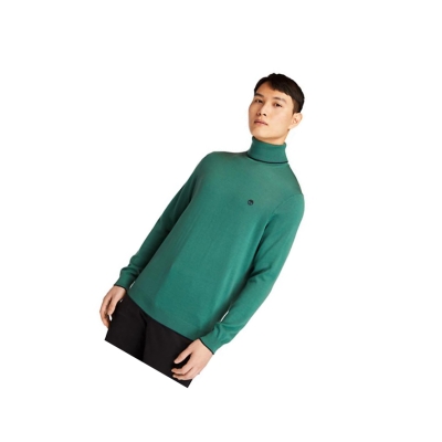 Men's Timberland Nissitissit River Merino Sweater Green | EKY-456231