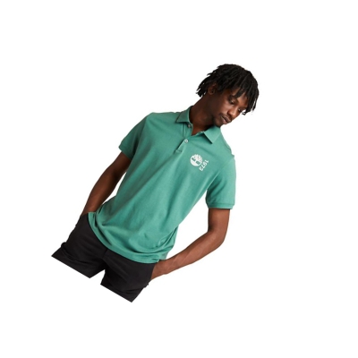 Men's Timberland Re-Comfort EK+ Polo Green | BPI-586713