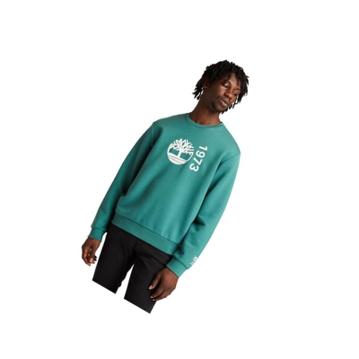 Men's Timberland Re-Comfort EK+ Sweatshirt Green | KCA-573462