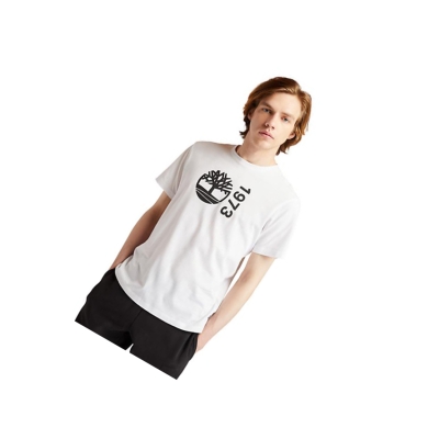 Men's Timberland Re-Comfort EK+ T Shirts White | VHI-394201