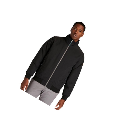 Men's Timberland Sailor Bomber Jackets Black | YEO-507319