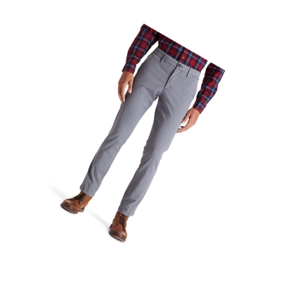 Men's Timberland Sargent Lake Chinos Pants Grey | VJH-794025