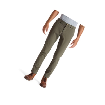 Men's Timberland Sargent Lake Chinos Pants Green | XUJ-016879