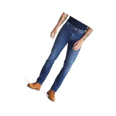 Men's Timberland Sargent Lake Stretch Jeans Blue | BRF-675149