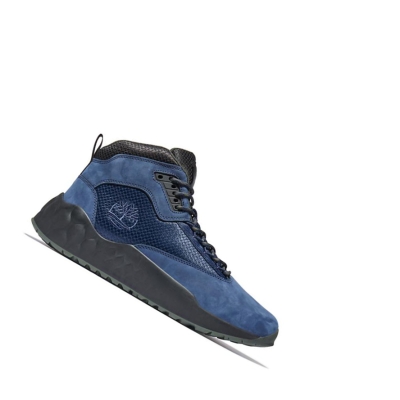 Men's Timberland Solar Wave GreenStride™ Chukka Boots Navy | JPD-912835