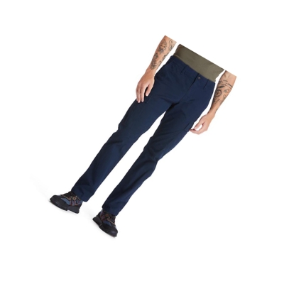 Men's Timberland Squam Lake Cargo Pants Navy | KOV-239658