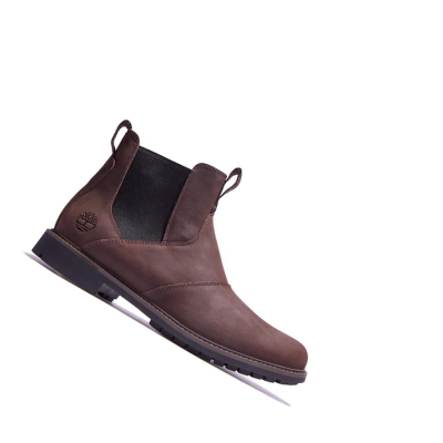 Men's Timberland Stormbucks Chelsea Boots Dark Brown | VOU-305846