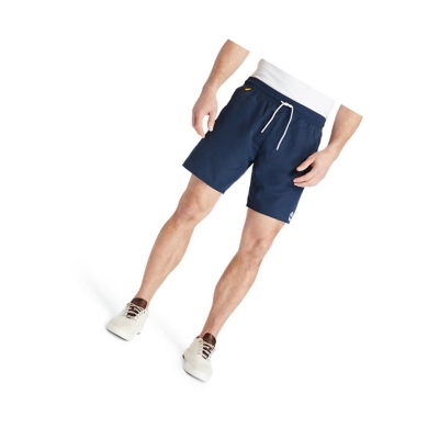 Men's Timberland Sunapee Lake Solid-colour Swim Shorts Navy | ARX-645739