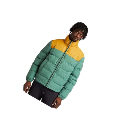 Men's Timberland Welch Mountain Puffer Quilted-Hybrid Jackets Green | PUL-189256