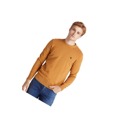 Men's Timberland Williams River Organic Cotton Sweater Yellow | FVP-405691