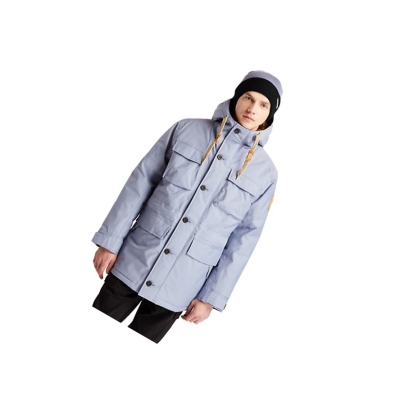 Men's Timberland Wilmington DryVent™ Field Parka Jackets Blue | GJQ-514762