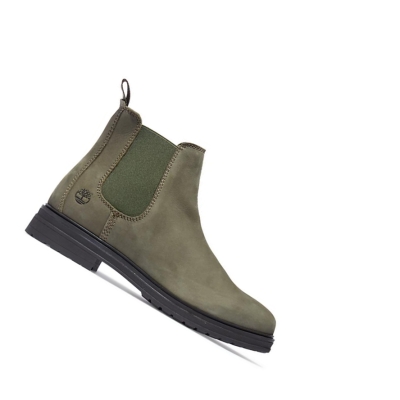 Women's Timberland Hannover Hill Chelsea Boots Dark Green | ZSI-190824