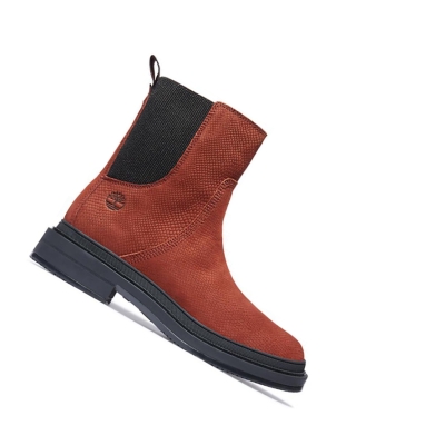 Women's Timberland Lisbon Lane Chelsea Boots Brown | MDC-691382