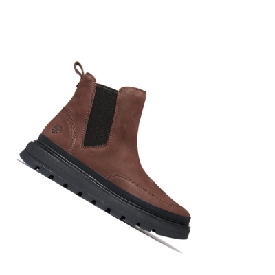 Women's Timberland Ray City Chelsea Boots Dark Brown | UHQ-309648