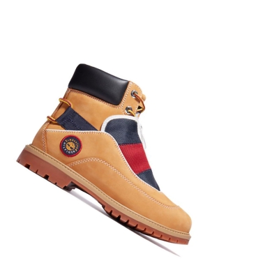 Women's Timberland Tommy Hilfiger x Timberland® Re-Mixed EK+ Original 6-inch Boots Yellow | DFR-148530